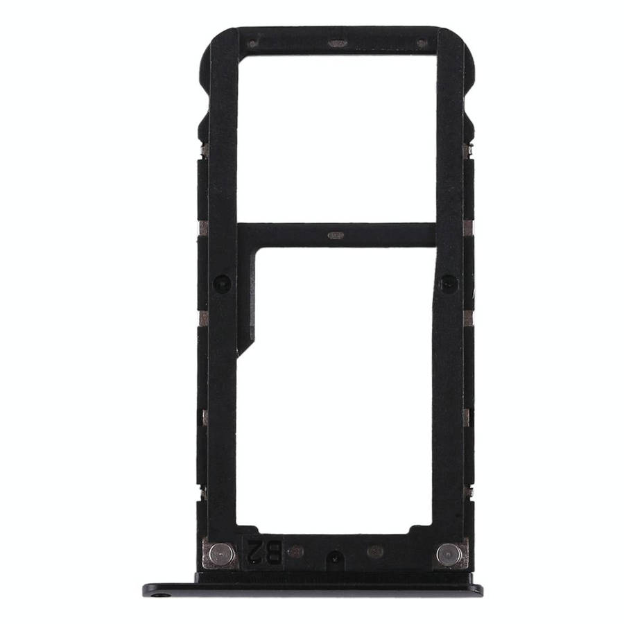 2 SIM Card Tray / Micro SD Card Tray for Xiaomi Redmi Note 5(Black)
