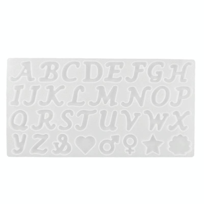 DIY Crystal Resin Epoxy Keychain Silicone Mirror Mold