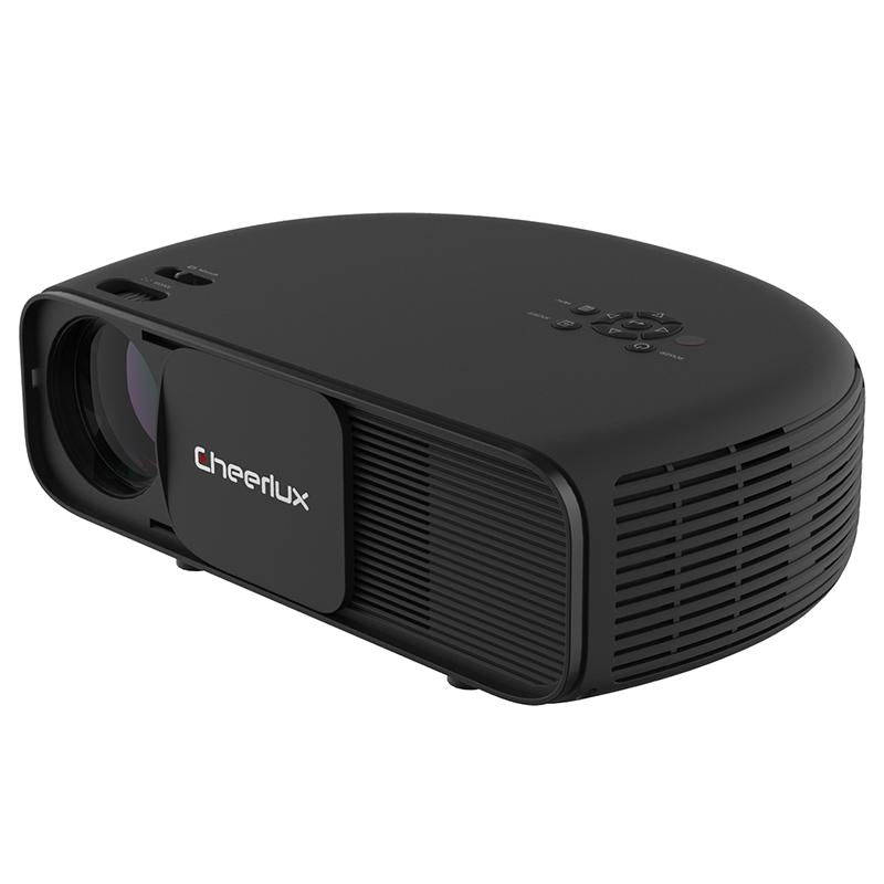 Cheerlux CL760 4000 Lumens 1920x1080 1080P HD Smart Projector, Support HDMI x 2 / USB x 2 / VGA /...