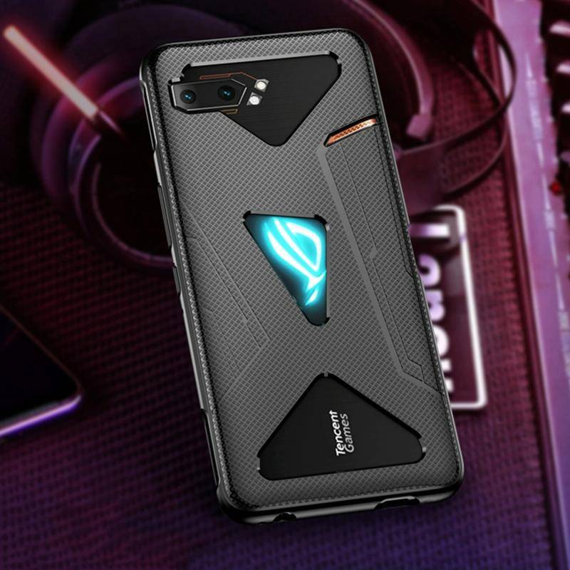 For Asus ROG Phone II TPU Cooling Gaming Phone All-inclusive Shockproof Case(Black)