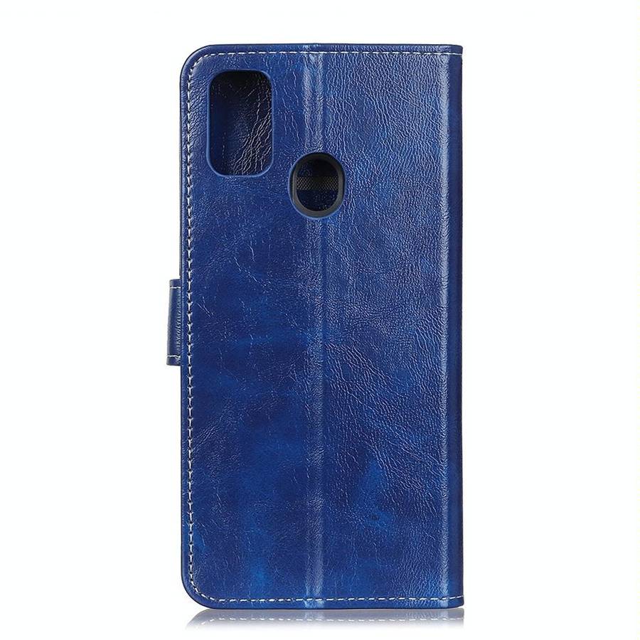 For ZTE Blade A7s 2020 Retro Crazy Horse Texture Horizontal Flip Leather Case with Holder & Card ...