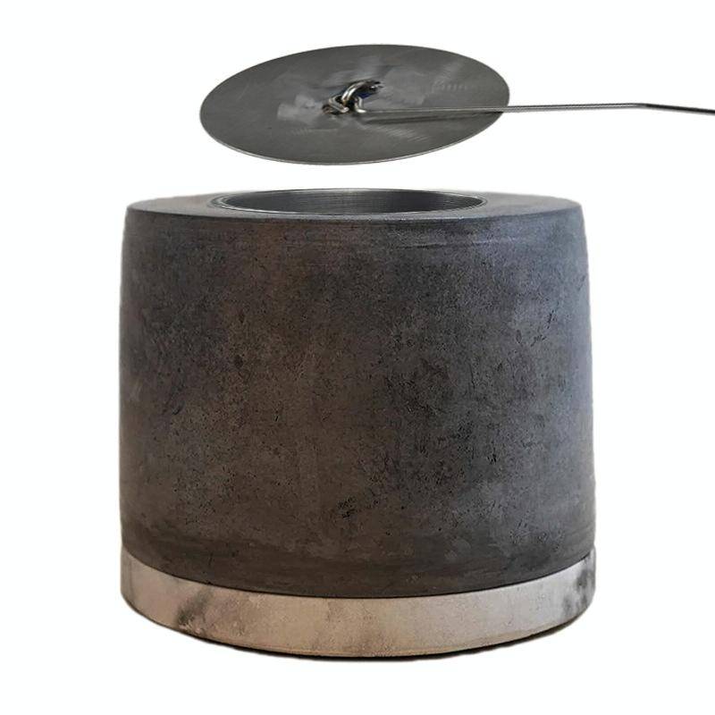 Outdoor Table Heating Pit Alcoholic Fireplace Indoor Heating Stove(Deep Gray)