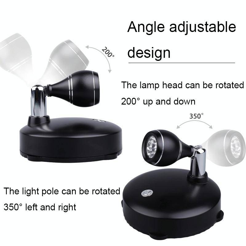 TL006-SIN Jewelry Art Exhibition USB Charging Decorative Wall-mounted LED Spotlights with Remote ...