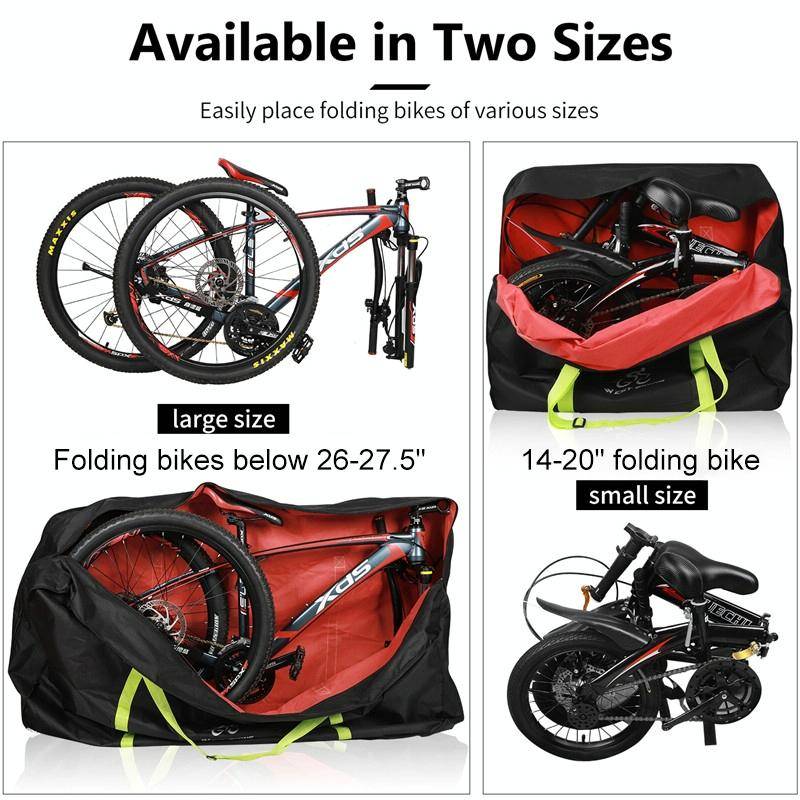 WEST BIKING Folding Bicycle Bag Bicycle Storage Bag Large Black