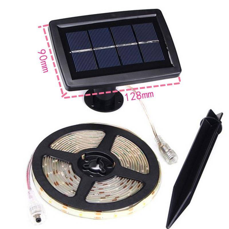 TYN002 5m 150 LEDs Solar Powered Garden Decoration LED Light Strip (Red Light)