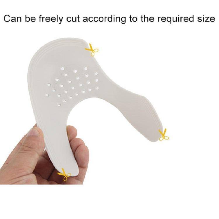 2 PCS Sneakers Shield Anti-crease Anti-wrinkle Shoe Support, Size: L(White)