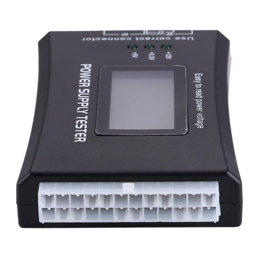 Digital LCD Display PC Computer 20/24 Pin Power Supply Tester Checker Power Measuring Diagnostic ...