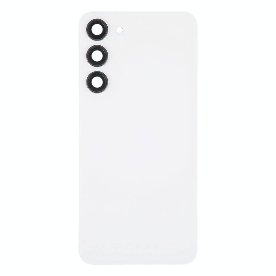 For Samsung Galaxy S23+ SM-S916B OEM Glass Battery Back Cover with Camera Lens Cover(White)