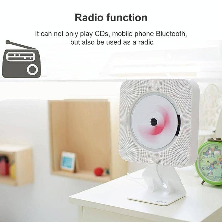 The Second Generation Portable Digital Display Bluetooth Speaker CD Player with Remote Control (W...
