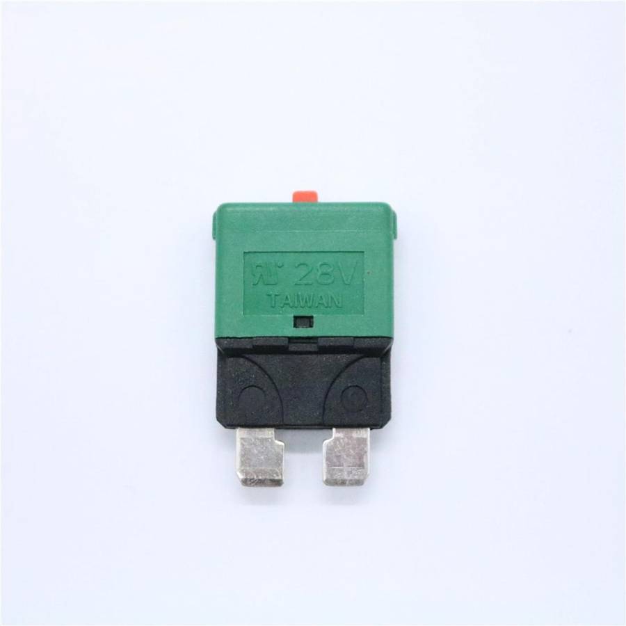 30AMP DC28V Circuit Breaker Trip Fuses Standard Blade Fuse Manual Reset