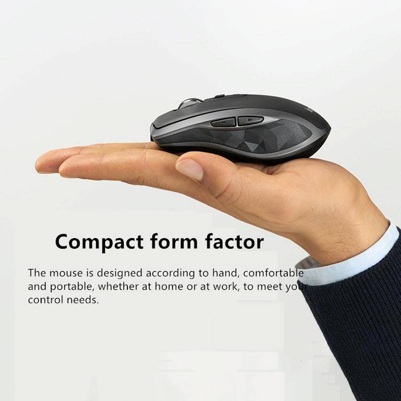 Logitech MX Anywhere 2S 4000DPI Bluetooth + Unifying Dual-mode Rechargeable Symmetrical Design Wi...