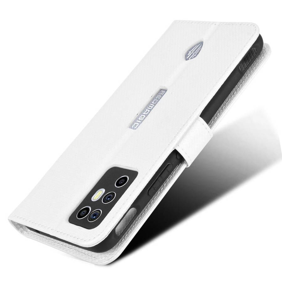 For ZTE Nubia Red Magic 6R Diamond Texture Leather Phone Case(White)