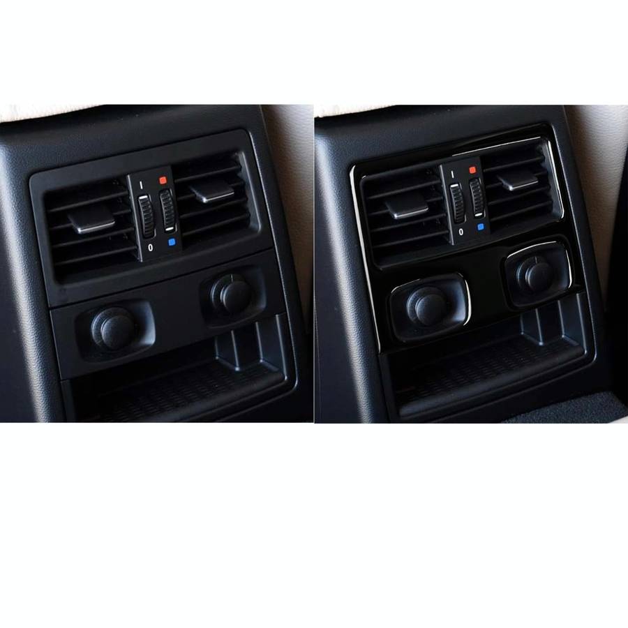 For BMW 3 Series E90/E92 2005-2012 Car Rear Air Vents with Holes Decorative Sticker, Left and Rig...