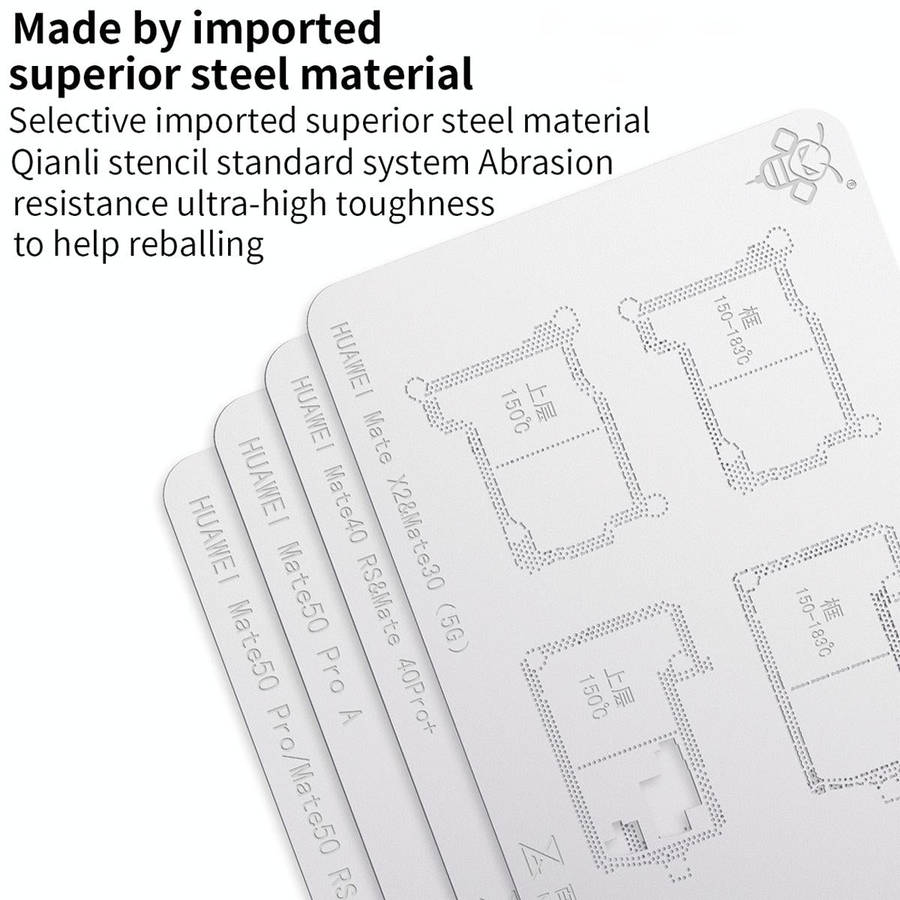 For iPhone 12 Series Qianli Mega-idea Multi-functional Middle Frame Positioning BGA Reballing Pla...