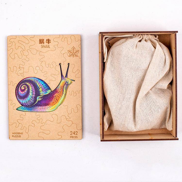 Irregular Wooden Animal Alien Puzzle High-Difficulty Three-Dimensional Puzzle Toy(Hippocampus)