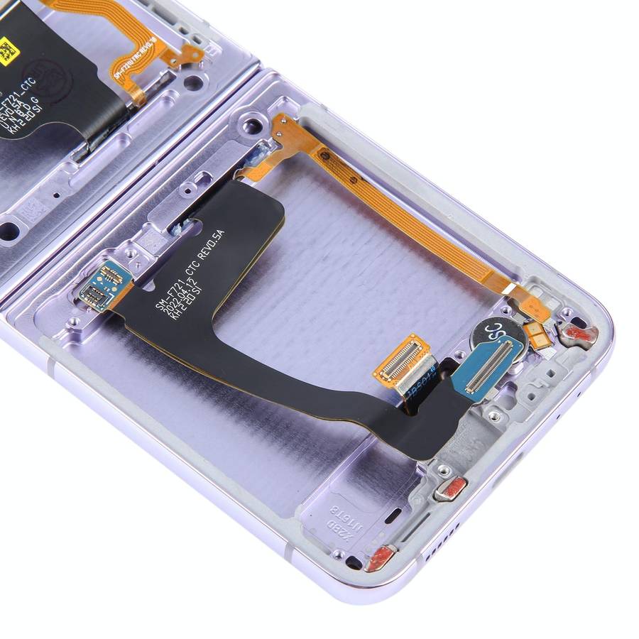 For Samsung Galaxy Z Flip4 SM-F721 Original LCD Screen Digitizer Full Assembly with Frame (Purple)