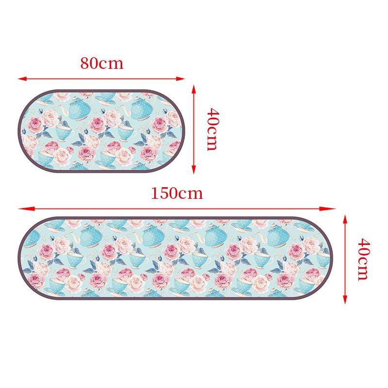 PVC Kitchen Non-Slip Floor Stickers Thickened Stickers Household Waterproof Floor Mats, Specifica...