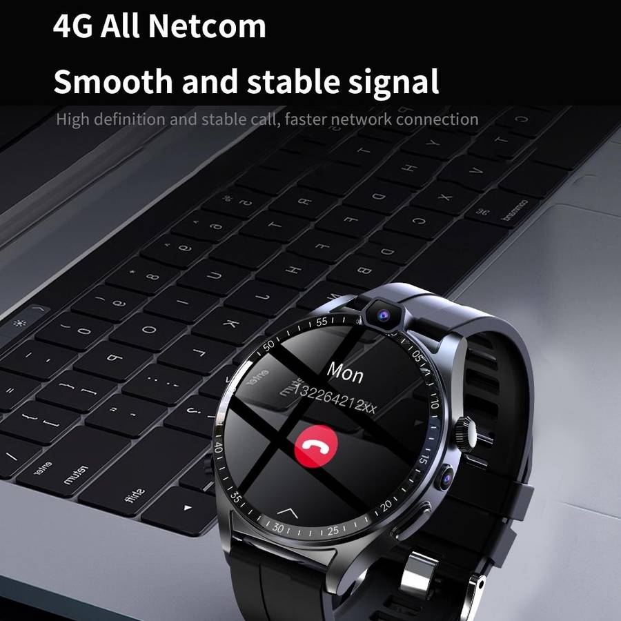 L01 1.43 inch IP67 Waterproof 4G Android 9.0 Smart Watch Support Face Recognition / GPS, Specific...