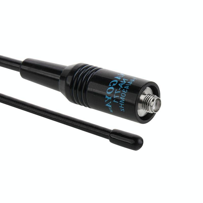 NAGOYA NA-771 144/430MHz Dual Band Flexible Spring Whip SMA-F Handheld Radio Antenna for Walkie T...