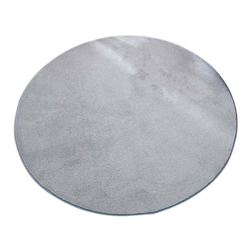 KSolid Round Carpet Soft Fleece Mat Anti-Slip Area Rug Kids Bedroom Door Mats, Size:Diameter: 140...