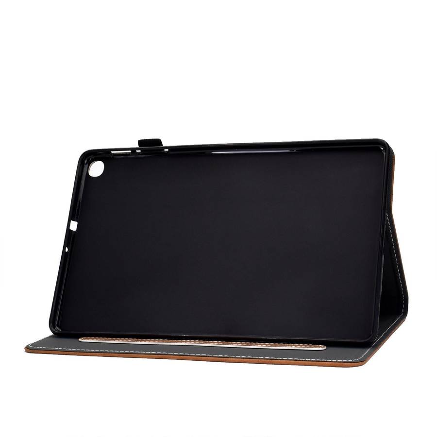 For Samsung Galaxy Tab A7 Lite T220 Cowhide Texture Horizontal Flip Leather Case with Holder & Ca...