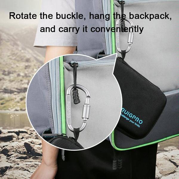 RUIGPRO Shockproof Waterproof Portable Case Box for DJI Osmo Action, Size: 17.3cm x 12.3cm x 6.5c...
