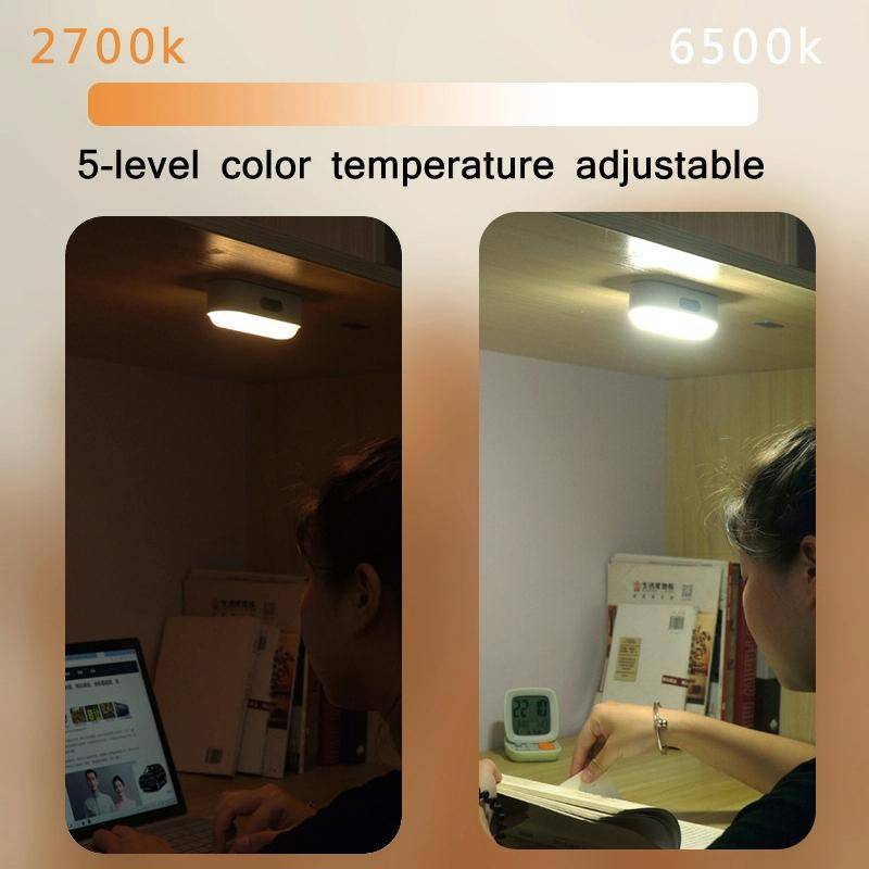 2.4W Bedroom Smart Dimming LED Night Light, Spec: Rechargeable-2000mAh