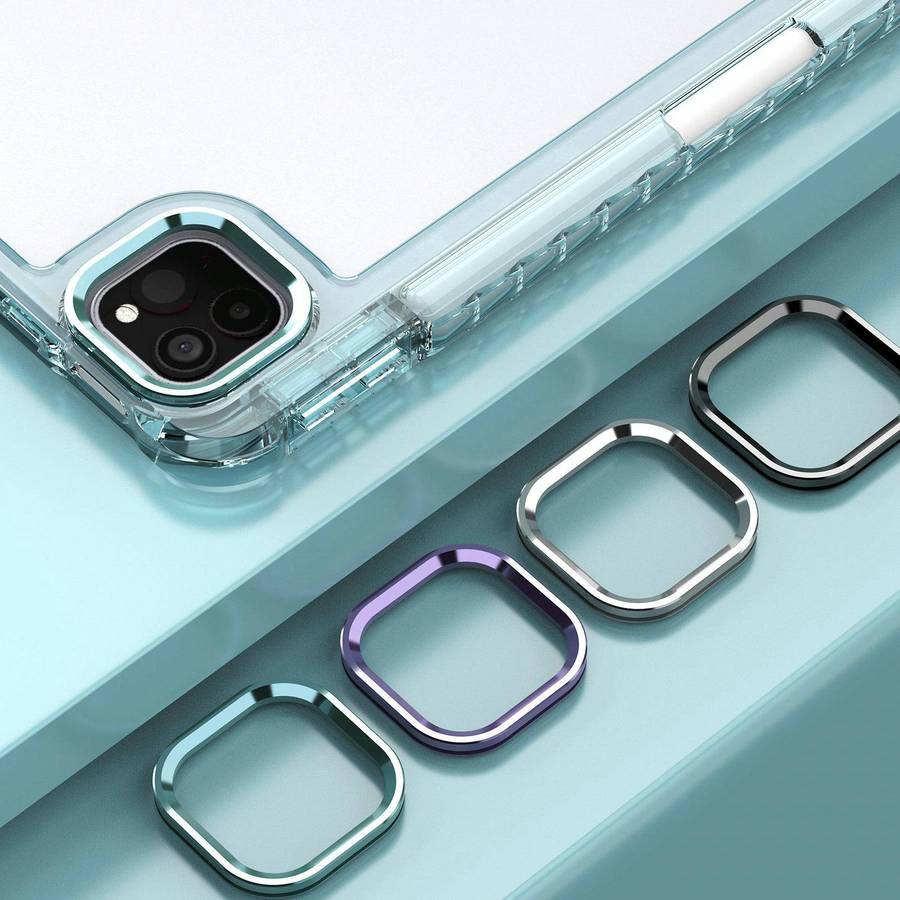 For iPad Pro 11 2022 / 2021 / 2020 Clear Acrylic Shockproof Tablet Case(White)