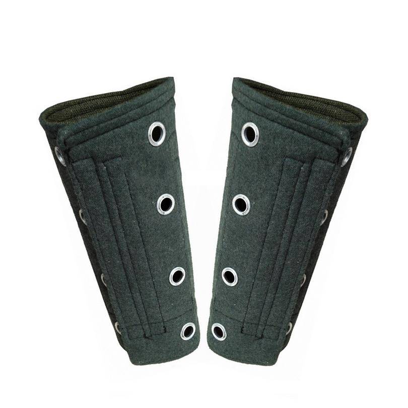 Cut-resistant Glass Arm Guard Sleeve Labor Protection, Size: One Size(Dark Green)