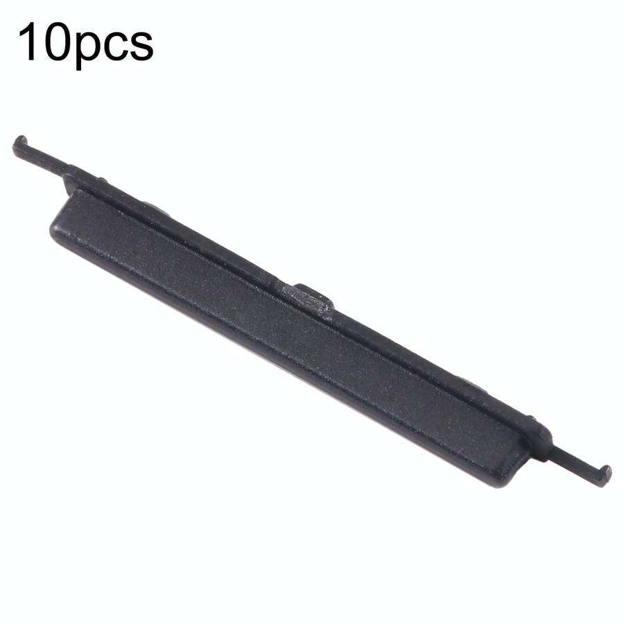 For Samsung Galaxy A12 SM-A125 10pcs Power Button + Volume Control Button(Black)