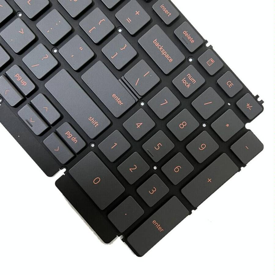 For Dell Latitude 7400 3400 5400 7410 5401 Spanish Version Backlight Laptop Keyboard(Black)