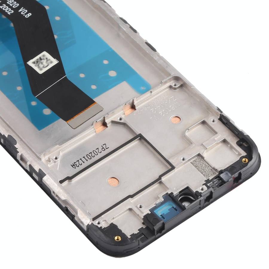 TFT LCD Screen for Motorola Moto E6S XT2053 XT2053-2 Digitizer Full Assembly with Frame (Black)