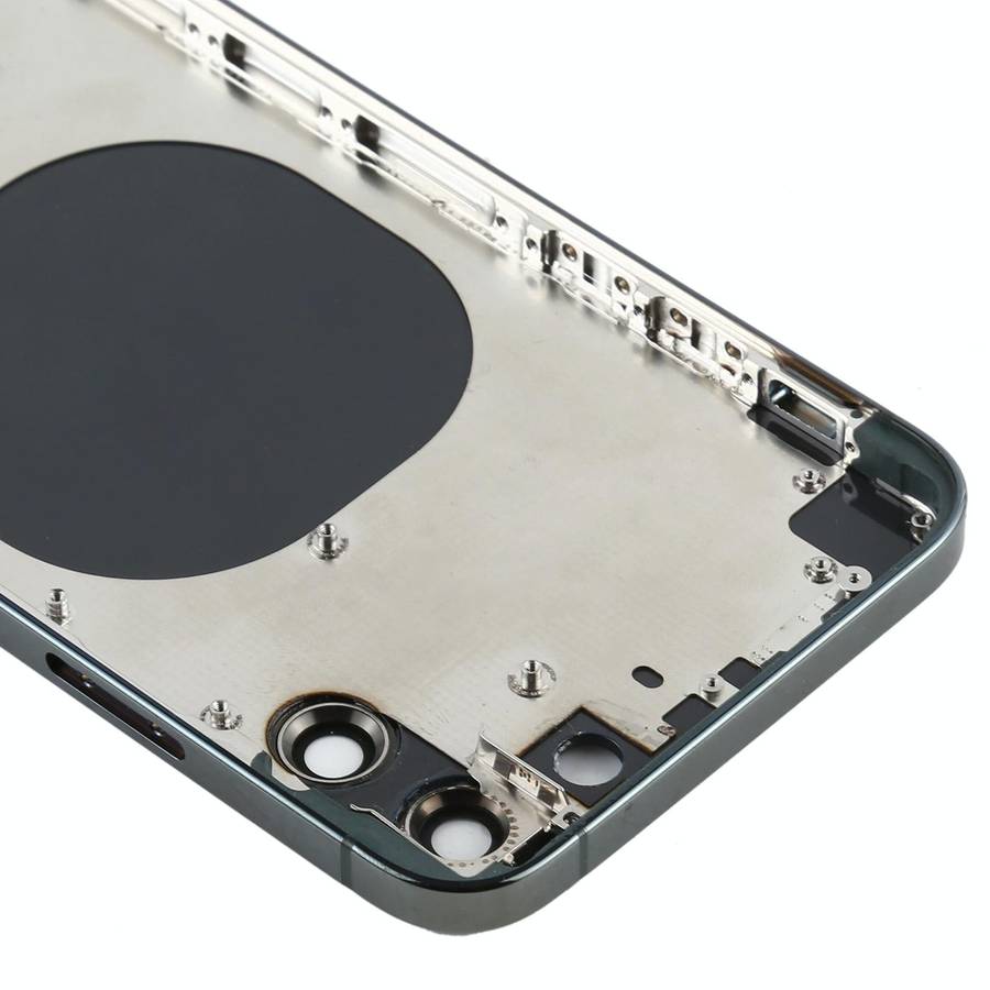 Back Housing Cover with Appearance Imitation of iP12 for iPhone X(Blue)