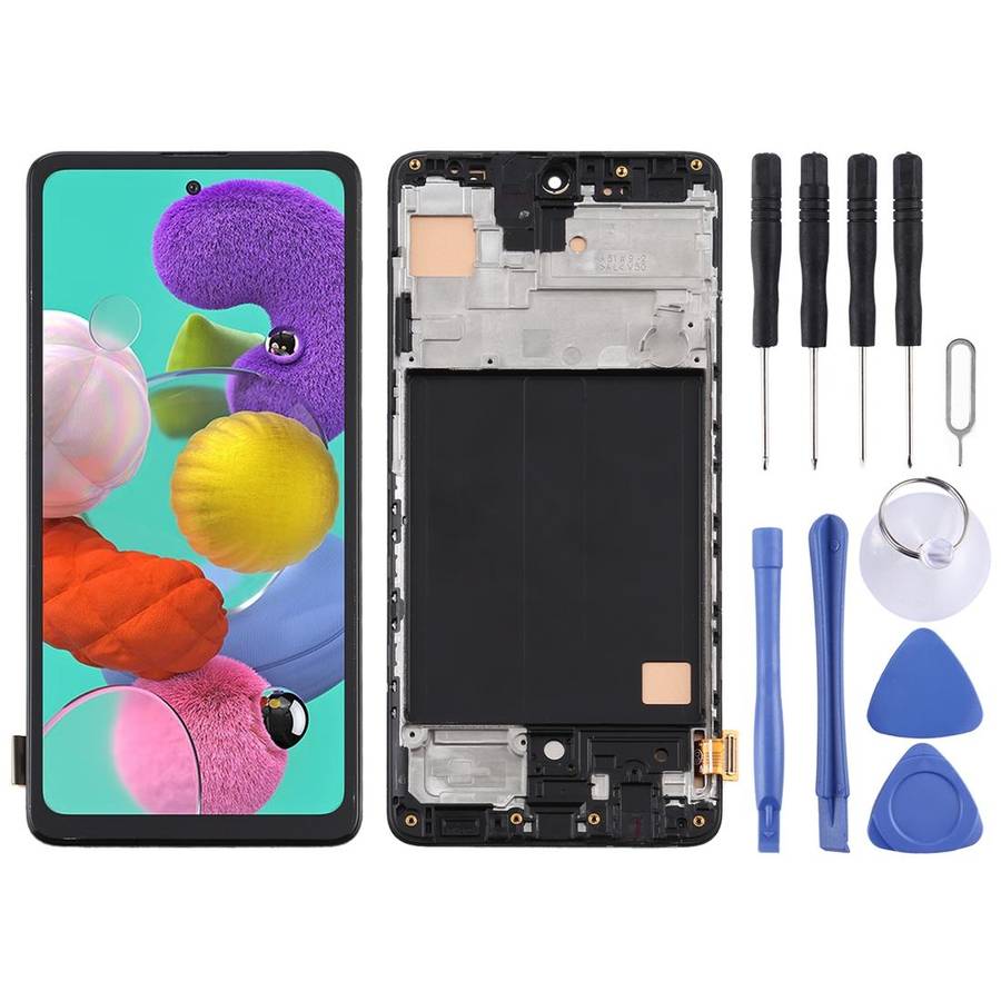 TFT Material LCD Screen and Digitizer Full Assembly With Frame, Not Supporting Fingerprint Identi...