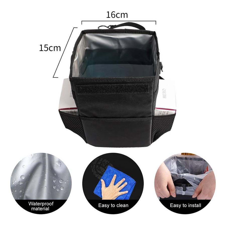 Car Back Seat Hook Garbage Can Car Storage Box