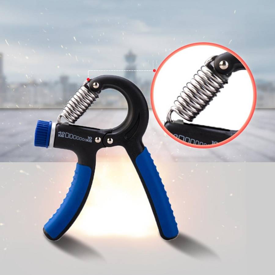 10-40Kg Adjustable Hand Grips Power Gripper Hand Wrist Strength Training Tool for Men, Random Col...