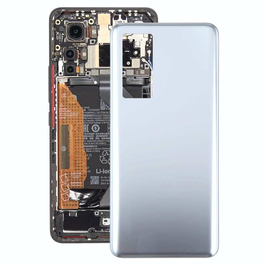 For Xiaomi Redmi K50 Ultra Original Battery Back Cover(Silver)