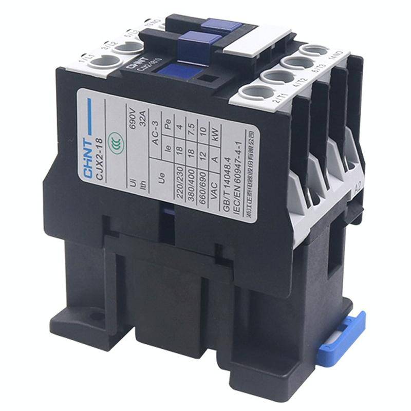 CHNT CJX2-2510 25A 220V Silver Alloy Contacts Multi-Purpose Single-Phase AC Contactor