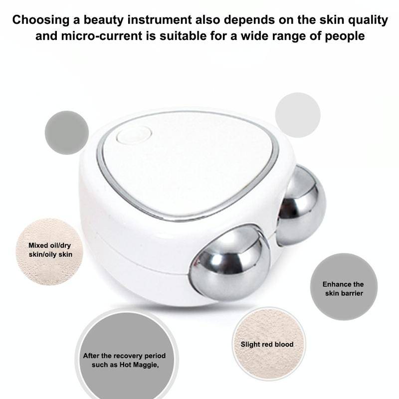 Mini Micro-Current Beauty Instrument Facial Lift Rejuvenating Device Massage Slimming Machine, St...