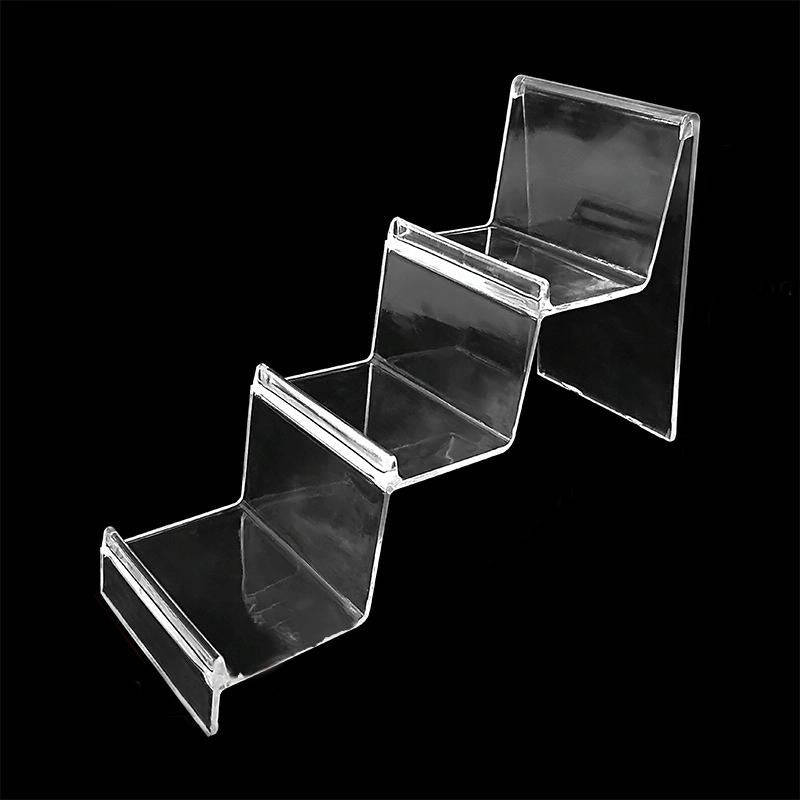 10 PCS Thickened Transparent Wallet Holder Plastic Phone Mask Display Stand Counter Display Stand...
