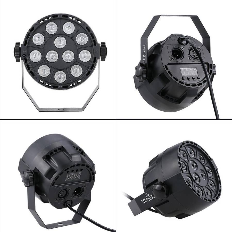 LED Purple Light Parlight Stage Laser Light, Plug Specifications:US Plug(12 Purple Light Par Lights)