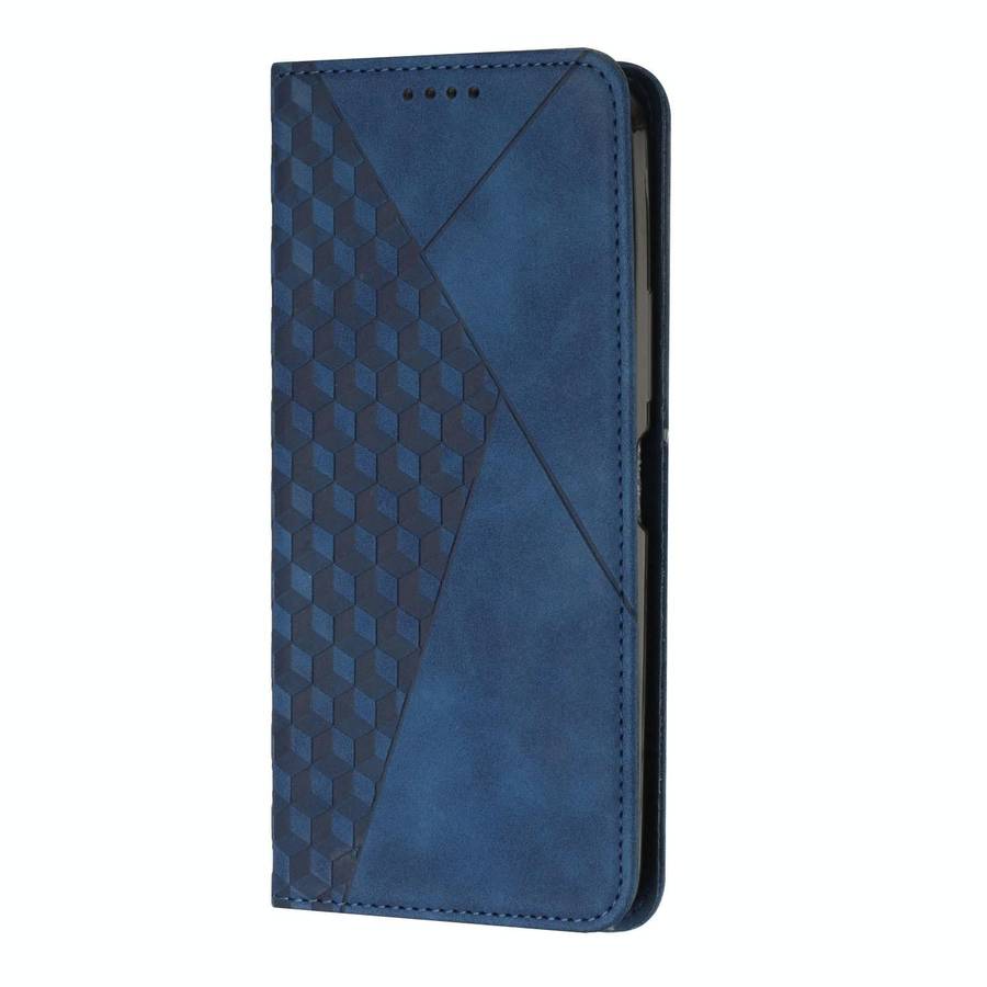 For Xiaomi 12T/12T Pro/Redmi K50 Ultra Diamond Splicing Skin Feel Magnetic Leather Phone Case(Blue)