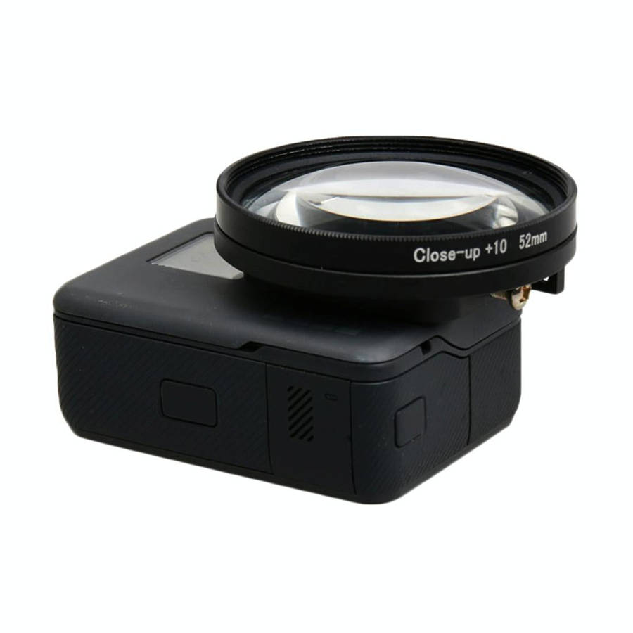 For GoPro HERO5 Sport Action Camera Proffesional 52mm 10X Macro Lens Close-up Filter