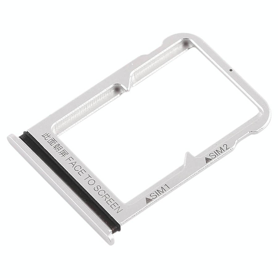 Double SIM Card Tray for Xiaomi Mi 8 (Silver)