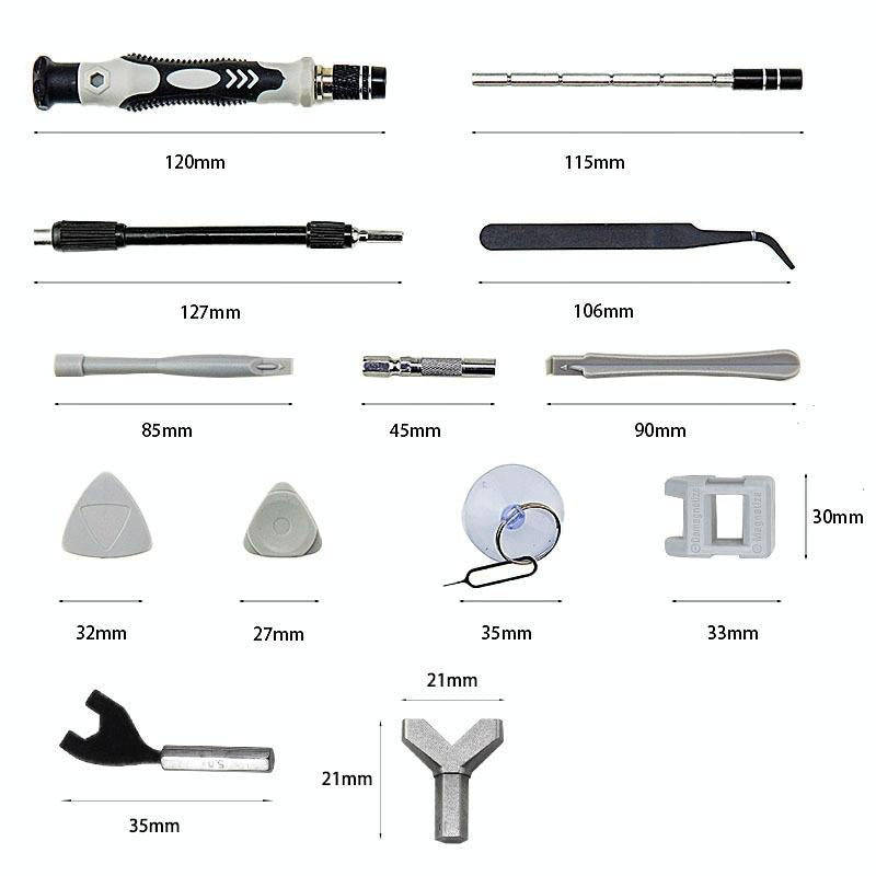 138 in 1 DIY Mobile Phone Disassembly Tool Clock Repair Multi-function Tool Screwdriver Set (Purple)