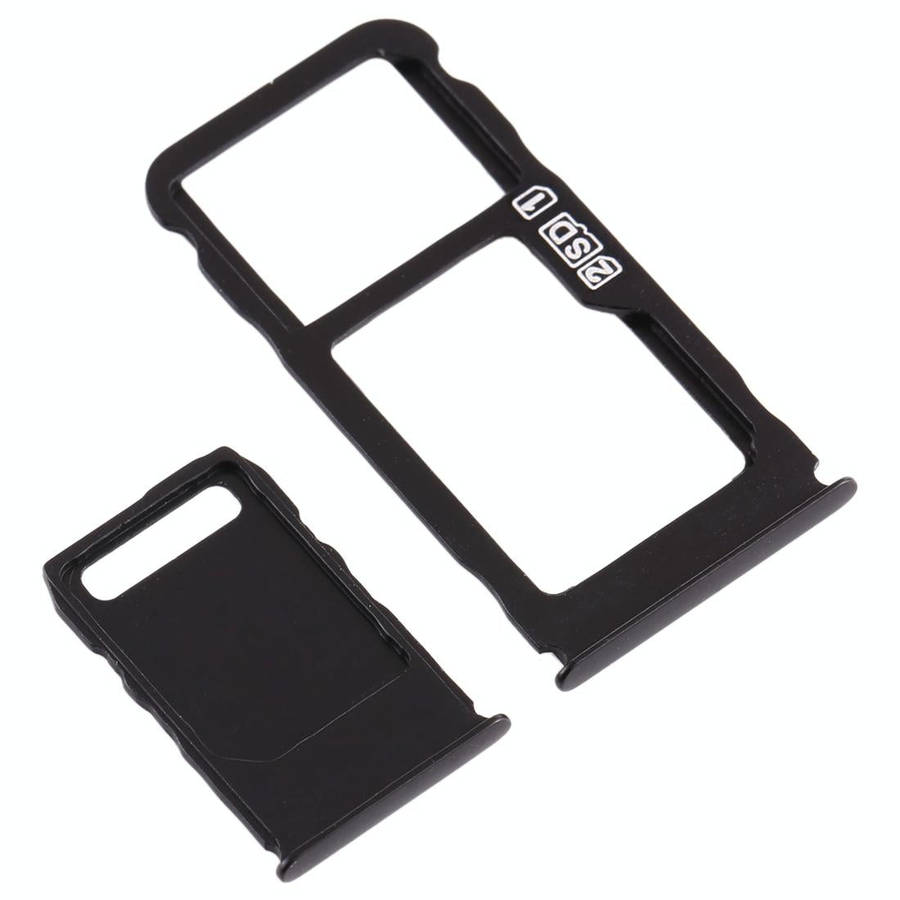 SIM Card Tray + SIM Card Tray + Micro SD Card Tray for Nokia 3.1 Plus (Blue)