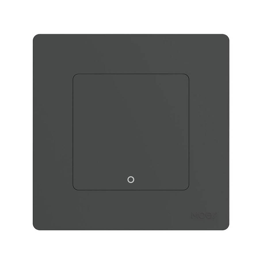 Tuya ZigBee Smart Single-fire Zero-fire Sharing Timing Voice Wall Switch EU Plug, Style: 1 Way (G...