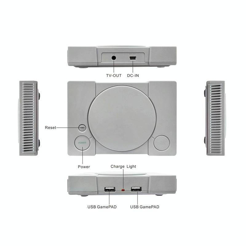 8-Bit Mini Double Players TV Game Console Built-in 620 Games(EU Plug)
