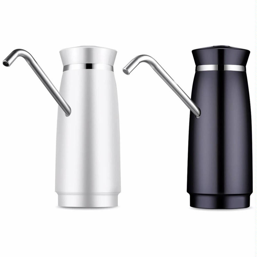 Stainless Steel Automatic Electric Portable Water Pump Dispenser Water Feeder Gallon Drinking Bot...