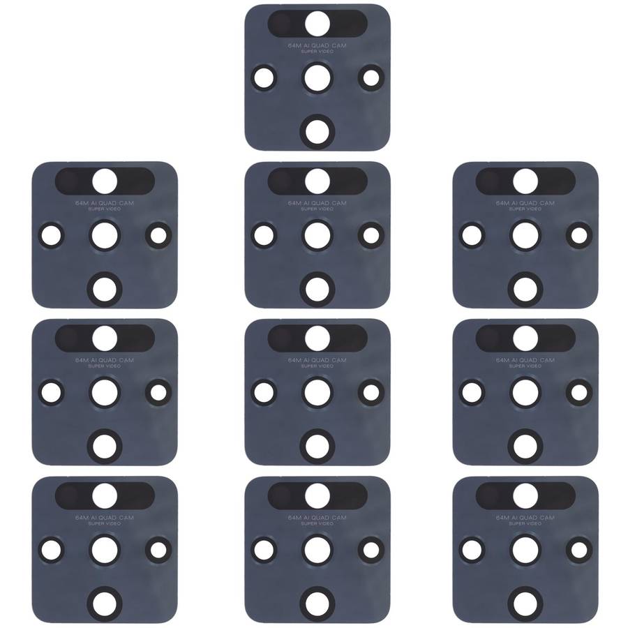 For Tecno Camon 16 / Camon 16 Premier CE7, CE7j, CE9h, CE9, CD6j 10pcs Back Camera Lens